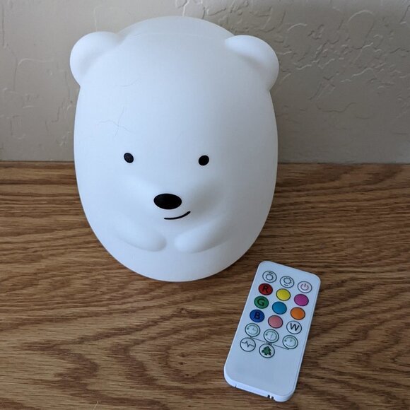 LumiPet Bear LED Light Up Bear Multicolor Nightlight - Picture 2 of 5
